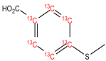 [U-Ring-13C6]-4-(Methylthio)benzoic acid